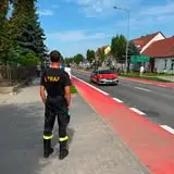 Pożar trawy w Bukowcu – interwencja strażaków