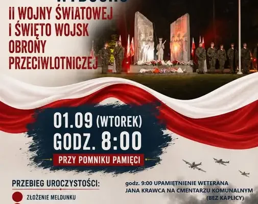 Uroczyste obchody 87. rocznicy wybuchu II wojny światowej w Skwierzynie