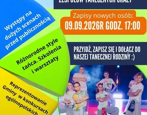 Nabór do zespołów CRAZY w Centrum Kultury w Trzcielu – dołącz do nas!
