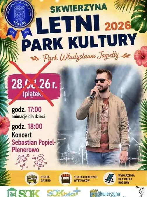 Letni Park Kultury w Skwierzynie odwołany z powodu pogody