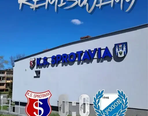 Remis w Szprotawie: KS Sprotavia 0:0 Pogoń Skwierzyna