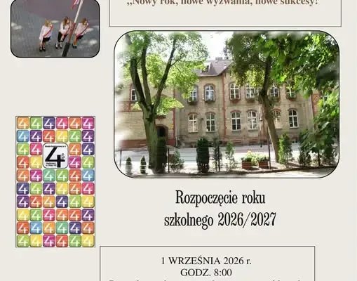 Rozpoczęcie roku szkolnego 2026/2027 w SP nr 4 w Międzyrzeczu