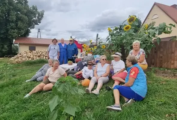 Rowerowa wyprawa do Zielomyśla: dożynkowe dekoracje zachwyciły uczestników