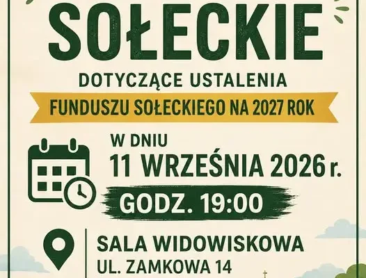 Zebranie sołeckie w Pszczewie – ustalenie funduszu sołeckiego na 2027 rok