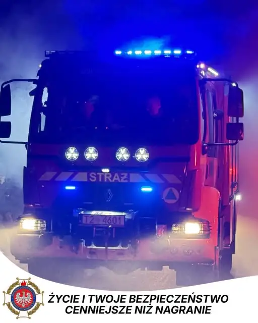 Apel strażaków OSP: nie ryzykujcie życia dla nagrania wyjazdu alarmowego