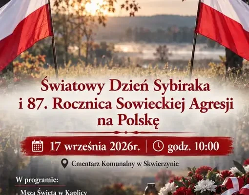 Skwierzyna uczci Światowy Dzień Sybiraka i 87. rocznicę agresji sowieckiej