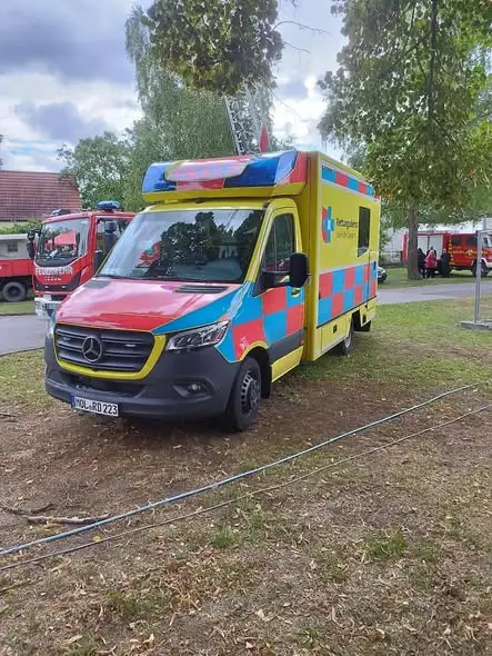 Pszczew: strażacy z OSP na jubileuszu 150-lecia OSP Gorgast w Niemczech