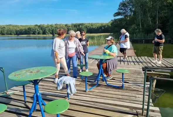 Rajd rowerowy wokół Jeziora Chłop – 16,7 km, grzyby i ciasto. Kalorie? Nie liczymy!