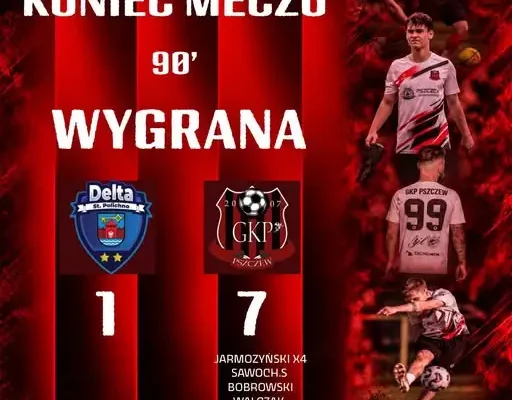 Zła passa przełamana! Drużyna z Gminy Pszczew wygrywa 7:1 w Polichnie