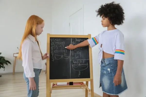 Lekcja matematyki o segregacji odpadów w szkole w Bledzewie