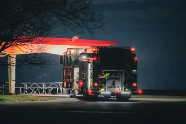 Fałszywy alarm na A2 pod Trzcielem — OSP interweniowała nocą