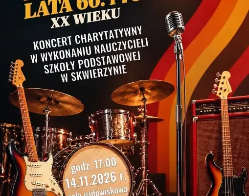 Koncert charytatywny nauczycieli w Skwierzynie – BIG BEAT lat 60. i 70.