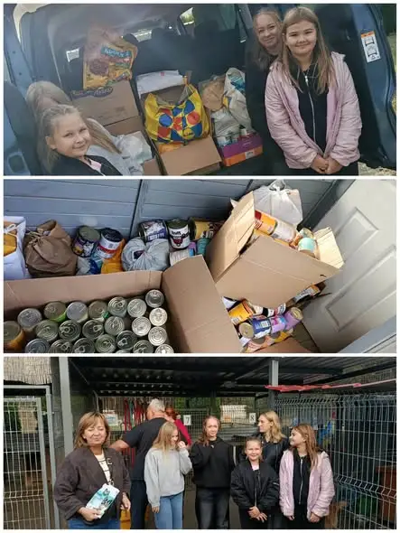 Szkolna zbiórka dla schroniska w Nowym Dworze zakończona sukcesem