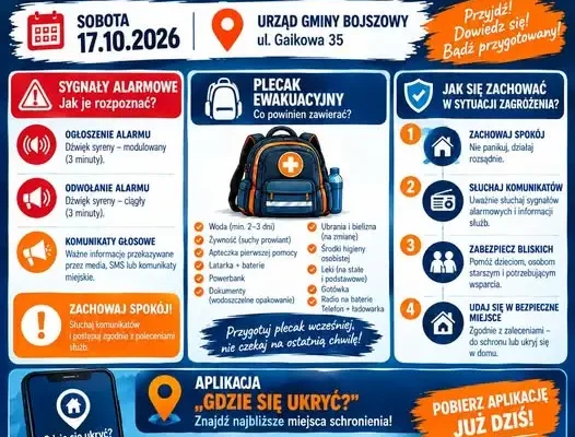 Bojszowy: Akademia OLiOC w Urzędzie Gminy – spotkanie o bezpieczeństwie już 17 października