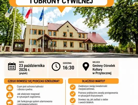 Bezpłatne szkolenie z ochrony ludności i obrony cywilnej w Gminie Przytoczna